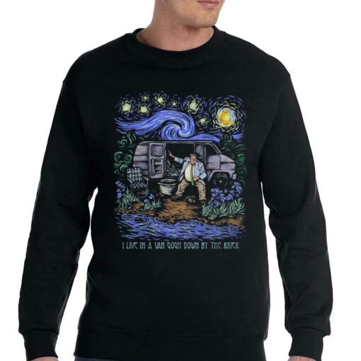 I Live In A Van Gogh Down By The River T-shirt