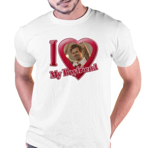 I Love My Boyfriend Custom T-shirt