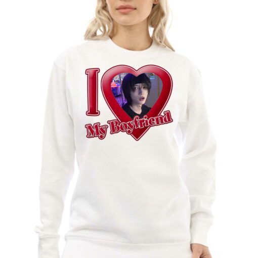 I Love My Boyfriend Custom T-shirt