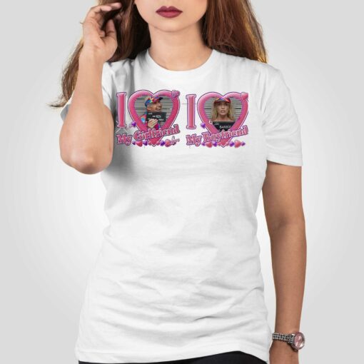 I Love My Boyfriend Girlfriend Barbie And Ken Stickers Set T-shirt