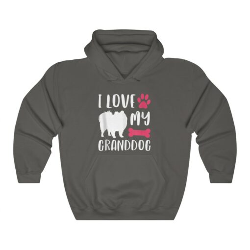 I Love My Granddog Shirt Pomeranian Dog Grandma Grandpa Hoodie