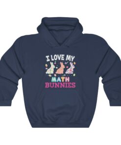 I Love My Math Peeps Teacher Easter Peeps Cute Egg Hunting Hoodie 6