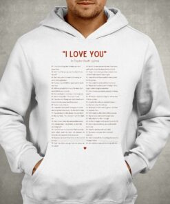 I Love You In Taylor Swift Lyrics Sweatshirt 3