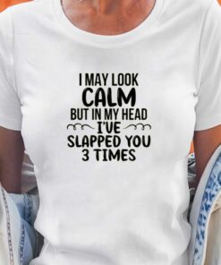 I May Look Calm But In My Head T-shirt I May Look Calm But In My Head T-shirt