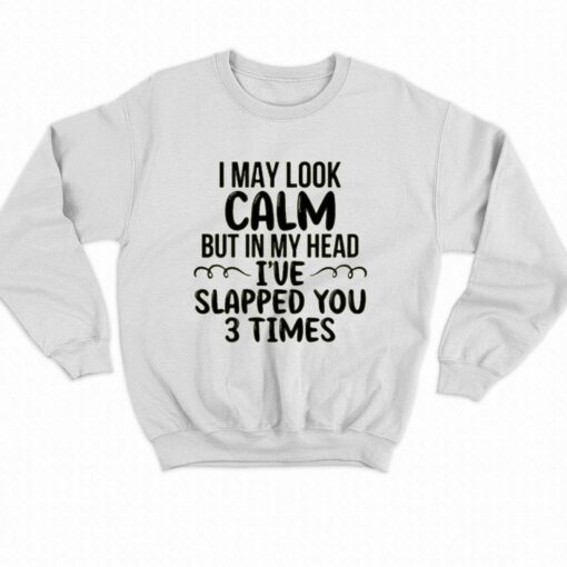 I May Look Calm But In My Head T-shirt