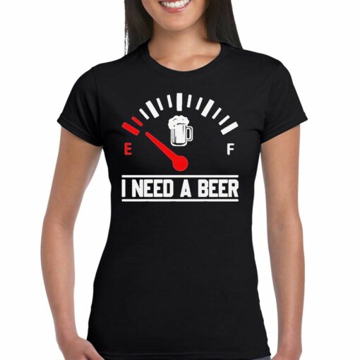 I Need A Beer Fuel Gauge Meter T-shirt