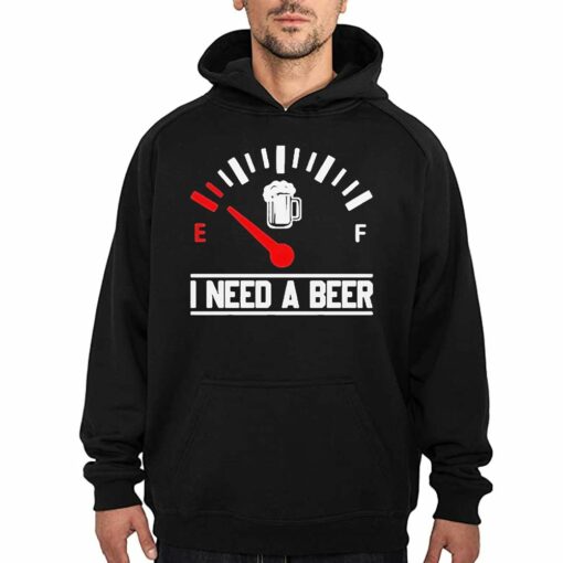 I Need A Beer Fuel Gauge Meter T-shirt