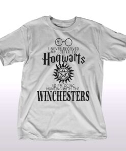I Never Received My Letter From Hogwarts So I’m Going Hunting With The Winchesters T-shirt I Never Received My Letter From Hogwarts So I’m Going Hunting With The Winchesters T-shirt