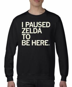 I Paused Zelda To Be Here T shirt 4