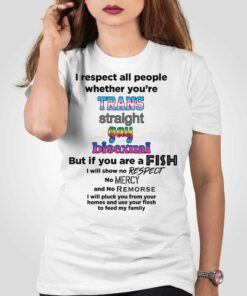 I Respect All People Trans Gay Bisexual Shirt