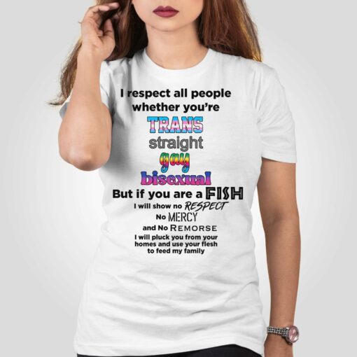 I Respect All People Trans Gay Bisexual Shirt