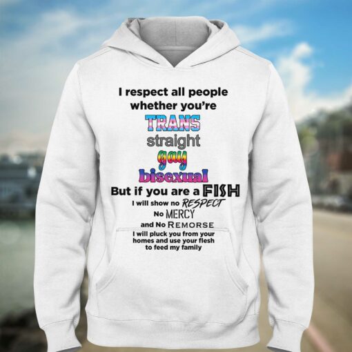 I Respect All People Trans Gay Bisexual Shirt