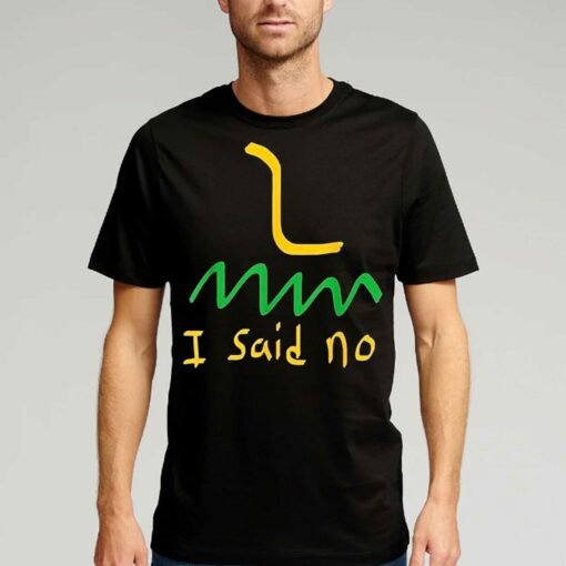 I Said No 1776 Conservative Libertarian Freedom Gadsden Flag T-shirt