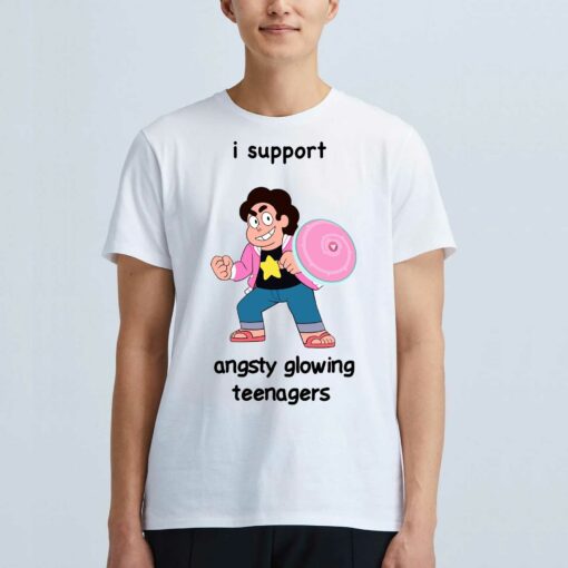 I Support Angsty Glowing Teenagers Shirt