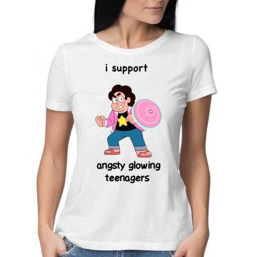 I Support Angsty Glowing Teenagers Shirt