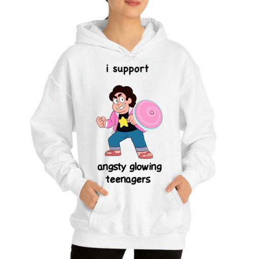 I Support Angsty Glowing Teenagers Shirt