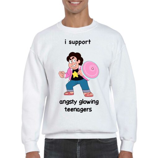 I Support Angsty Glowing Teenagers Shirt