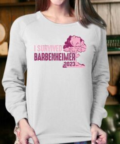 I Survived Barbenheimer 2023 Design Graphic Shirt 4