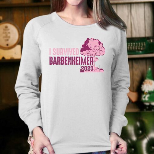 I Survived Barbenheimer 2023 Design Graphic Shirt