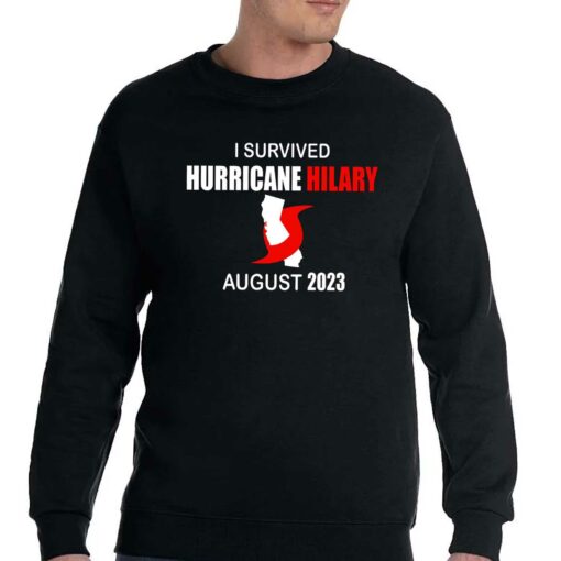 I Survived Hurricane Hilary August 2023 T-shirt