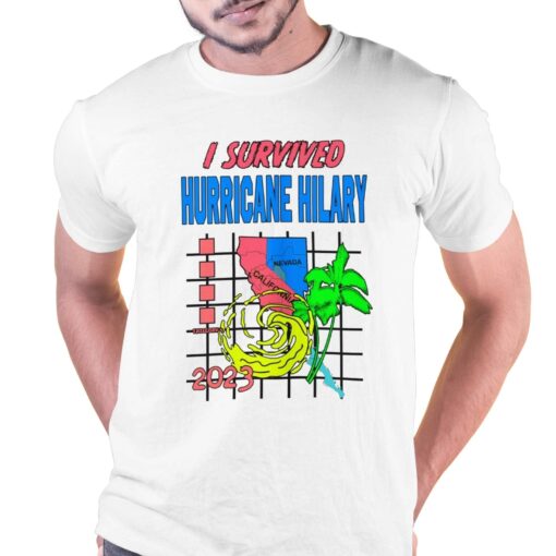 I Survived Hurricane Hilary Vintage Hurricane California Mexico 2023 Shirt