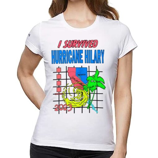 I Survived Hurricane Hilary Vintage Hurricane California Mexico 2023 Shirt