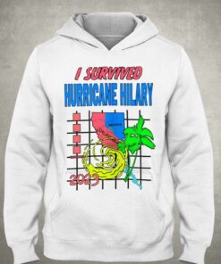 I Survived Hurricane Hilary Vintage Hurricane California Mexico 2023 Shirt 3