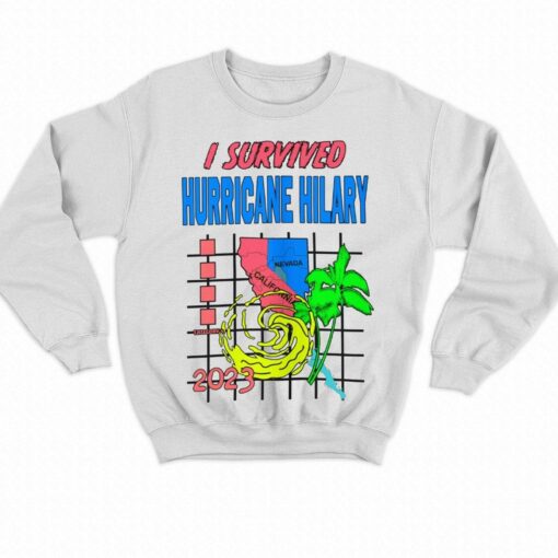 I Survived Hurricane Hilary Vintage Hurricane California Mexico 2023 Shirt