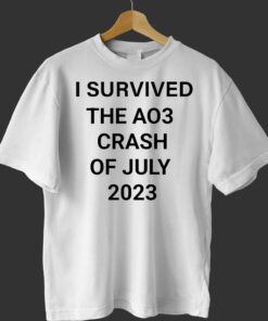 I Survived The Ao3 Crash Of July 2023 Shirt I Survived The Ao3 Crash Of July 2023 Shirt