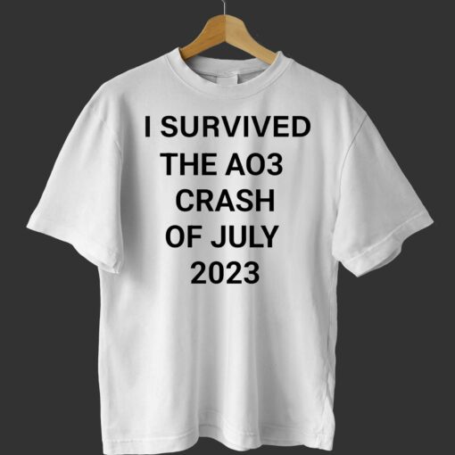 I Survived The Ao3 Crash Of July 2023 Shirt