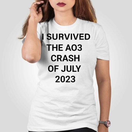 I Survived The Ao3 Crash Of July 2023 Shirt