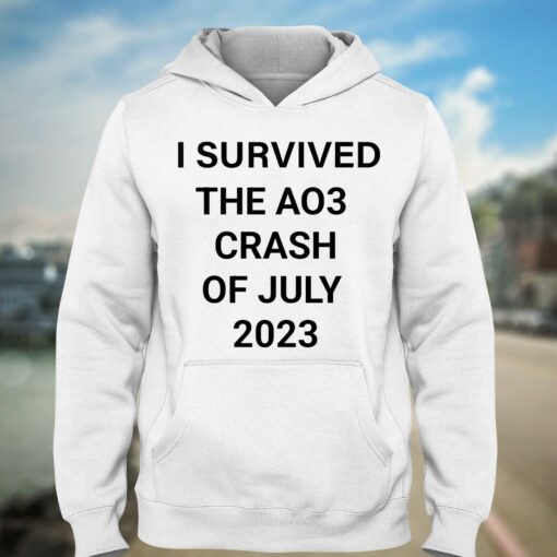 I Survived The Ao3 Crash Of July 2023 Shirt