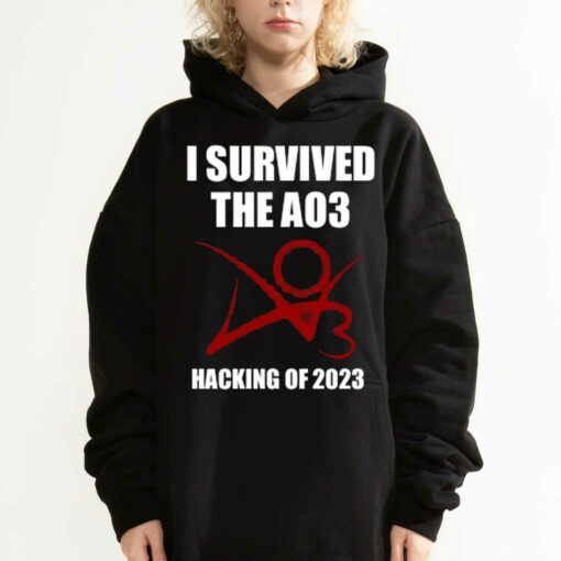 I Survived The Ao3 Hacking Of 2023 Shirt