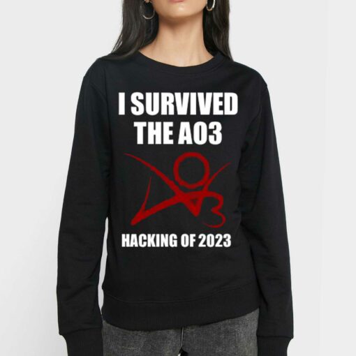 I Survived The Ao3 Hacking Of 2023 Shirt