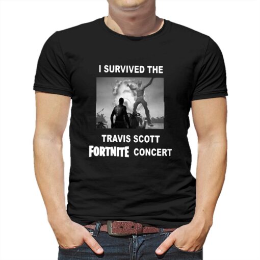 I Survived The Travis Scott Fortnite Concert Shirt