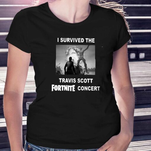 I Survived The Travis Scott Fortnite Concert Shirt