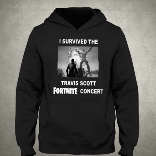 I Survived The Travis Scott Fortnite Concert Shirt