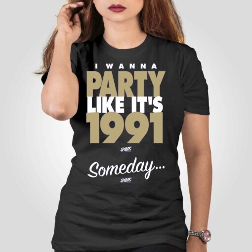 I Wanna Party Like It’s T-shirt For Washington College Fans