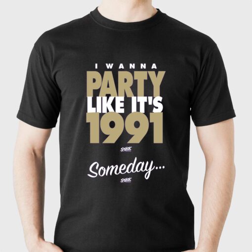 I Wanna Party Like It’s T-shirt For Washington College Fans