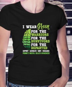 I Wear Green For Mental Health Awareness Fight The Stigma T-shirt I Wear Green For Mental Health Awareness Fight The Stigma T-shirt