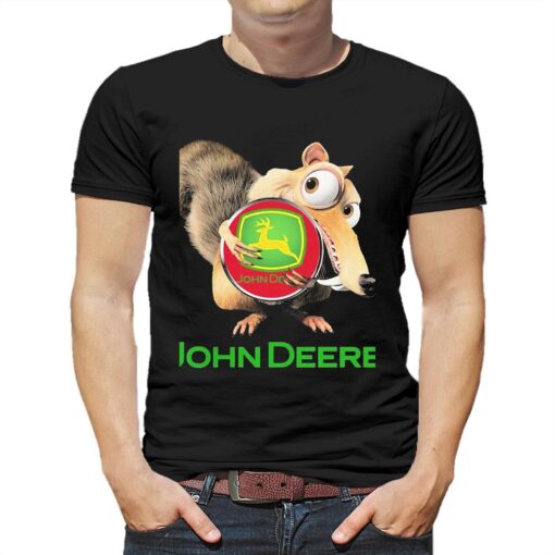 Ice Scrat Hug John Deere Logo Shirt