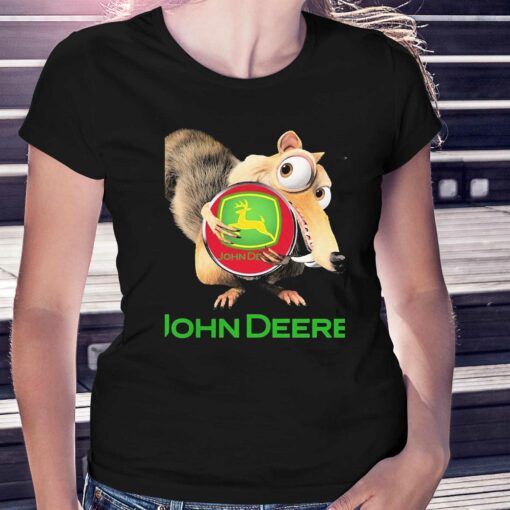 Ice Scrat Hug John Deere Logo Shirt