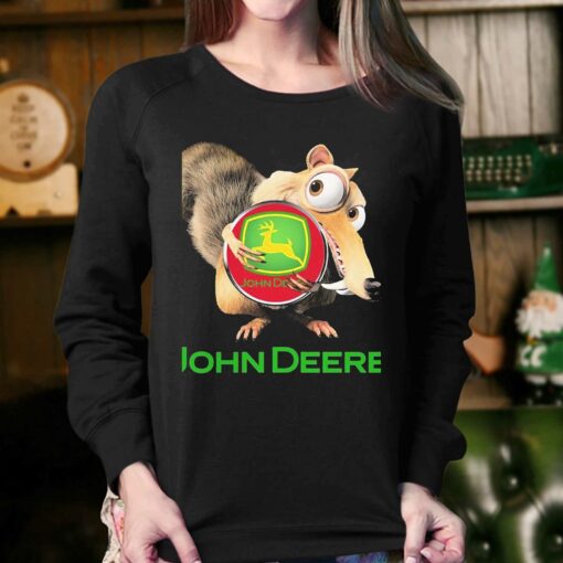 Ice Scrat Hug John Deere Logo Shirt