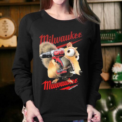 Ice Scrat Hug Milwaukee Logo Shirt