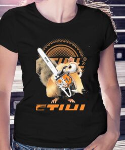 Ice Scrat Hug Stihl Logo Shirt Ice Scrat Hug Stihl Logo Shirt