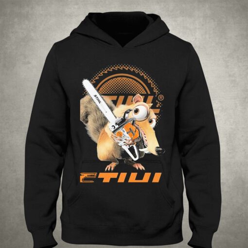 Ice Scrat Hug Stihl Logo Shirt