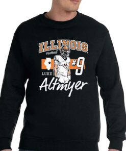 Illinois Fighting Illini Football Luke Altmyer Shirt 4