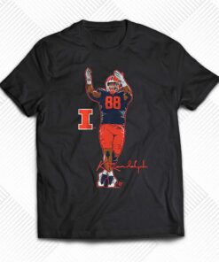 Illinois Football Keith Randolph Superstar Pose Shirt Illinois Football Keith Randolph Superstar Pose Shirt