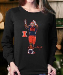 Illinois Football Keith Randolph Superstar Pose Shirt 4