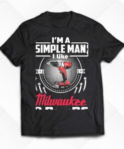 Im A Simple Man I Like Milwaukee Logo And Boobs Shirt Im A Simple Man I Like Milwaukee Logo And Boobs Shirt
